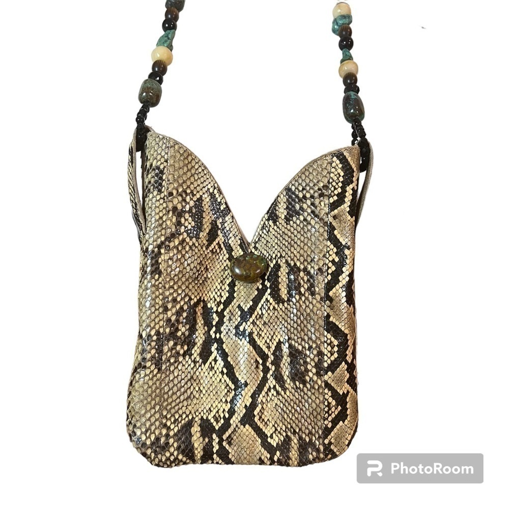 New Mini Western Cowboy Python Boot Bag
